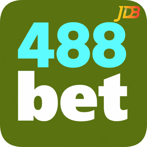 Imagem promovendo a página oficial da 488BET no Facebook
